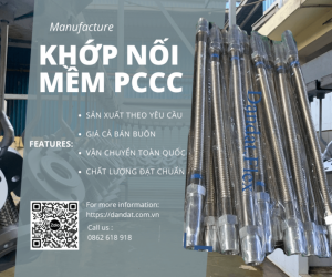 Khớp Nối Mềm PCCC| Dây mềm nối đầu phun sprinkler, Ống mềm kết nối đầu phun Sprinkler