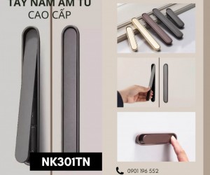 Tay nắm âm tủ cao cấp thiết kế nắp bật NK301TN | Zalo 0901 196 552