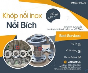 Khớp nối mềm inox 316, khớp nối mềm inox công nghiệp, khớp nối mềm inox dẫn LPG