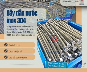 Dây dẫn nước nóng lạnh, dây inox cấp nước ren trong, dây cấp nước vòi sen và bình nóng lạnh