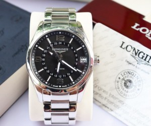 Đồng Hồ Nam Longines Conquest Classic 4 Kim Giờ GMT - Automatic - Size 42mm Fullbox