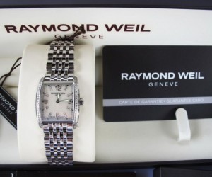 ĐH Nữ Raymond Weil 5976 Collection Don Giovanni, Mặt Xà Cừ - Đính Full Kim Cương, Fullbox