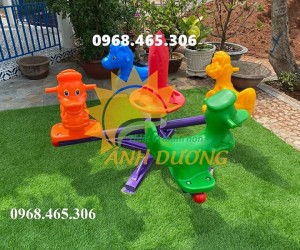 Đu quay 4 con giống nhập khẩu trẻ em mầm non