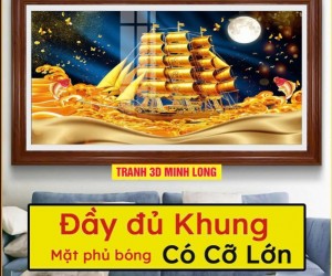 Xưởng tranh treo tường 3D khổ lớn – tranh đẹp giá bình dân