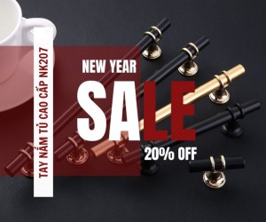 Tay nắm tủ cao cấp NK207 | New Year Sale 20% tất cả sản phẩm