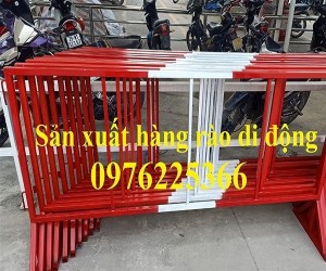 Rào chắn barie khổ 1m x 2m, hàng rào di động khổ 1m x 2m