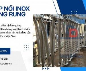 Khớp nối mềm công nghiệp, ống chống rung, khớp nối mềm chống rung mặt bích