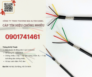 Cáp tín hiệu chống nhiễu 6x0.22 Đà Nẵng, Hà Nội, Hồ Chí Minh