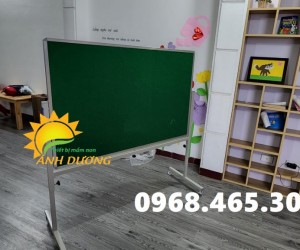 Bảng quay 2 mặt mầm non, bảng viết ô ly mầm non