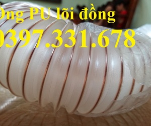 Ống hút bụi lõi đồng D65; Ống PU lõi đồng