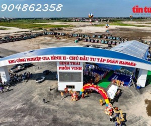 Cho thuê đất Khu công nghiệp Gia Bình II, Bắc Ninh