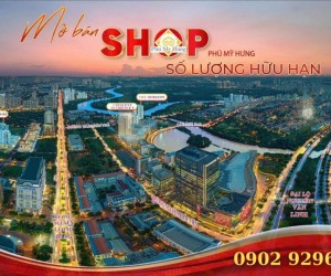 Chủ Đầu Tư Phú Mỹ Hưng mở bán shophouse Khu Hồ Bán Nguyệt Phú Mỹ Hưng, căn góc đẹp, thoáng