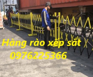 Hàng rào xếp kéo tay