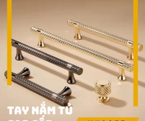 Tay nắm tủ cao cấp thanh tròn NK207T | Zalo 0901 196 552