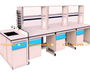 Thiết kế Lắp đặt Bàn thí nghiệm trung tâm, Central Lab Bench, Central Lab Table phòng lab