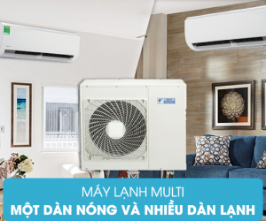  Thi công trọn gói thẩm mỹ giá tốt với máy lạnh multi nhiều dàn lạnh 