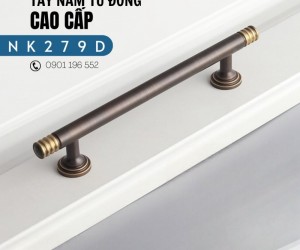 Tay nắm tủ bếp bằng đồng cao cấp NK279D | Zalo 0901 196 552
