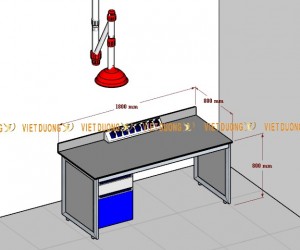 Bàn thí nghiệm đặt máy HPLC, bàn thí nghiệm đặt máy sắt ký, phòng thí nghiệm, Nhà thầu chuyên nghiệp