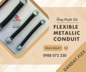 Ống Ruột Gà - Ống Thép Luồn Dây Điện - Ống Luồn Dây Điện Bọc Nhựa PVC - Dandat.Flex