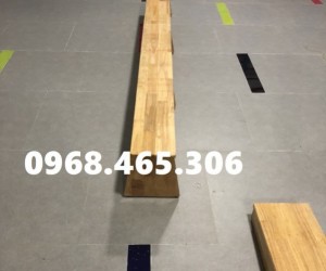 Băng ghế thể dục mầm non, băng ghế thăng bằng mầm non bằng gỗ