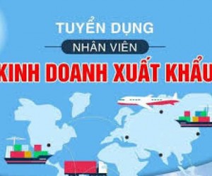 TUYỂN DỤNG NHÂN VIÊN KINH DOANH XUẤT KHẨU