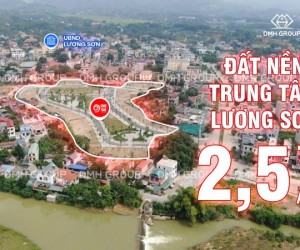 Bán căn 2 mặt tiền, 92m2 gần công viên, trung tâm hành chính Lương Sơn.