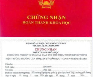 Chứng chỉ quản lý giáo dục mầm non - Đầu tư thông minh cho tương lai