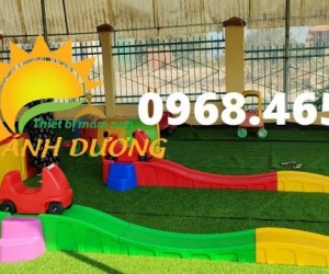 Bộ xe trượt dốc đường ray nhựa nguyên sinh hàng nhập khẩu