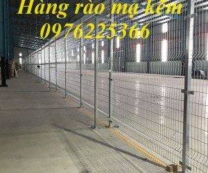 Hàng rào mạ kẽm bảo vệ khu công nghiệp