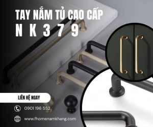 Tay nắm tủ dạng trơn hiện đại NK379 | Zalo 0901 196 552