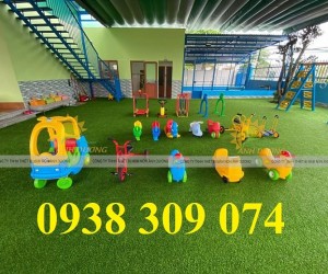Xe chòi chân trẻ em, bập bênh mầm non , trụ bóng rổ