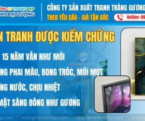 Xưởng In Tranh Tráng Gương TPHCM: Đẹp – Cao Cấp – Giá Rẻ