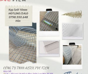 Màng nhựa PVC kẹp lưới dưới 10mm