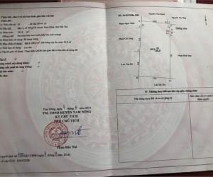 CHÍNH CHỦ CẦN BÁN NHANH LÔ ĐẤT  TẠI xã Hồng đà, Huyện Tam Nông, Tỉnh Phú Thọ.