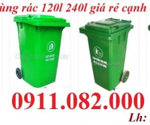  Thùng rác 120 lít 240 lít giảm 30% giá khuyến mãi- thùng rác y tế, thùng rác nắp kín- lh 0911082000