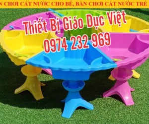 Bể chơi cát nước mầm non, bể chơi cát và nước cho bé