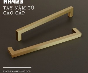 Tay nắm tủ thanh vuông cao cấp NK423 | Zalo 0901 196 552
