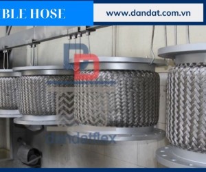 Khớp nối mềm chống rung inox, Ống mềm inox chịu nhiệt chịu áp cao, Khớp nối inox nối bích