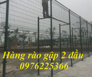 Sản xuất hàng rào gập tam giác hai đầu D3, D4, D5, D6, D8 giá tốt 