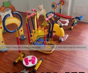 Bộ dụng cụ thiết bị gym mini cho trẻ em mầm non