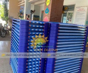 Giường lưới mầm non an toàn cho bé dài 1m2 dành cho nhà trẻ, mẫu giáo