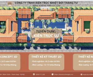 TUYỂN DỤNG KIẾN TRÚC SƯ TẠI HÀ NỘI