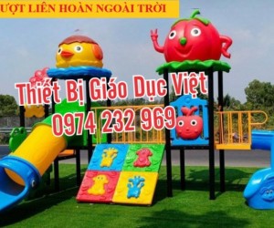 Cầu trượt liên hoàn ngoài trời nhập khẩu cho trẻ em