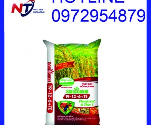 Bao PP dệt 25kg, bao bì đựng phân bón 25kg