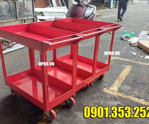 Tủ / kệ để đồ nghề Npro - Xe đẩy 3 ngăn giao hàng trên TQ