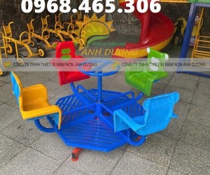 Đu quay ngựa trẻ em, mâm xoay trẻ em giá rẻ