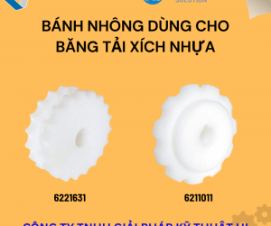 Bánh nhông dùng cho băng tải xích nhựa