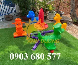 Đu quay hình con vật đáng yêu cho trẻ em mầm non