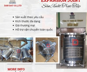Khớp Nối Mềm Inox 304, Khớp Nối Chống Rung Inox, Khớp Nối Giãn Nở Inox