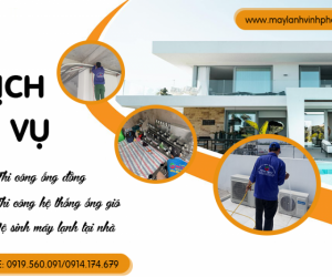 Dịch vụ Thi công ống đồng, thi công ống gió và Vệ sinh Điều hòa chuyên nghiệp